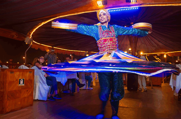 LED & Fire Tanoura Dancer