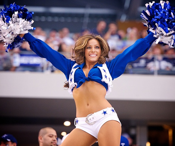 Cheerleader girl artist