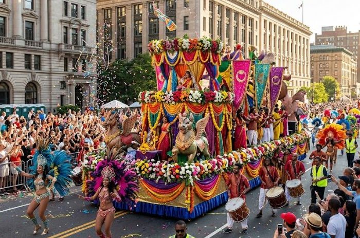 Festival theme parade