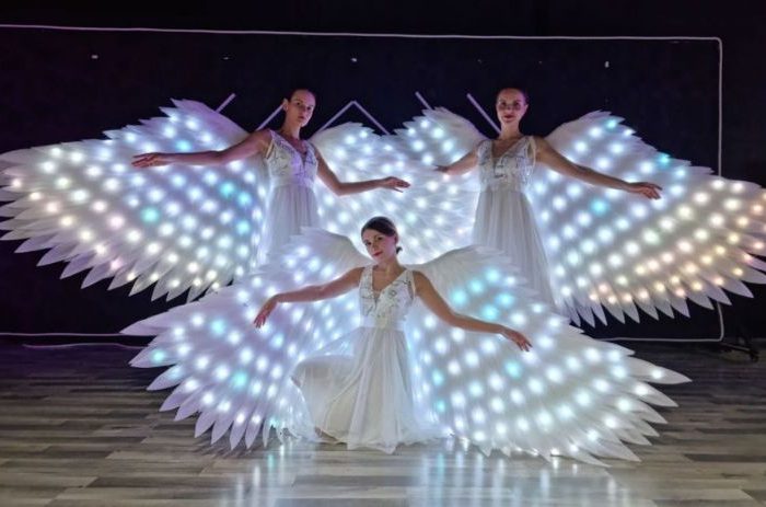 LED wing dancers