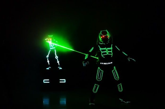 Laser man show