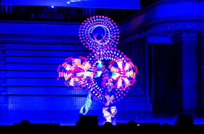UV light show