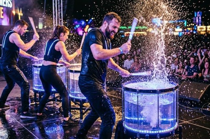 Water drummers
