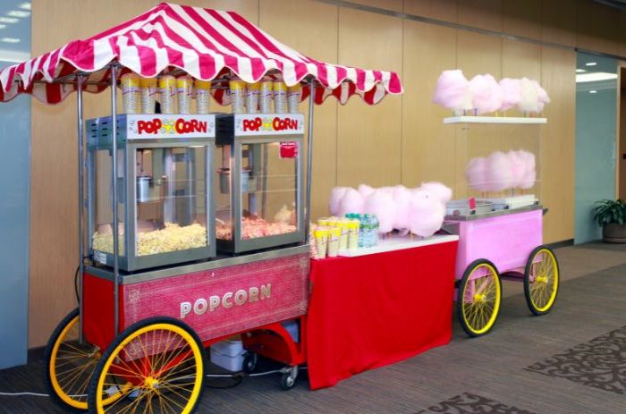 Popcorns Cotton candy station