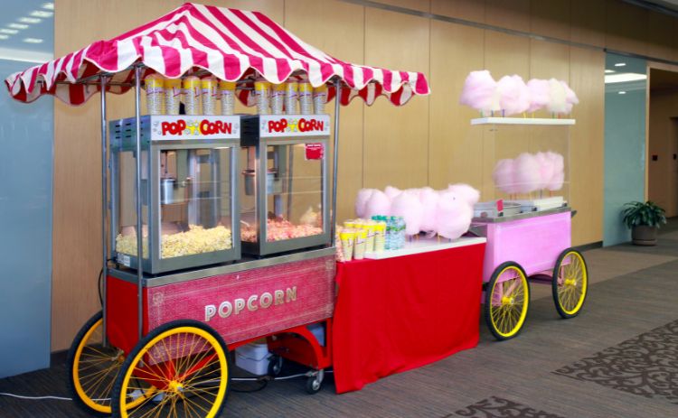 Popcorns Cotton candy station